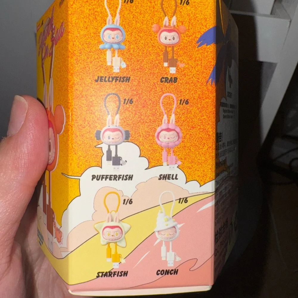 Authentic Labubu DRUNK IN SEA Series - Cable Blind box - LIGHTNING - UNOPENED